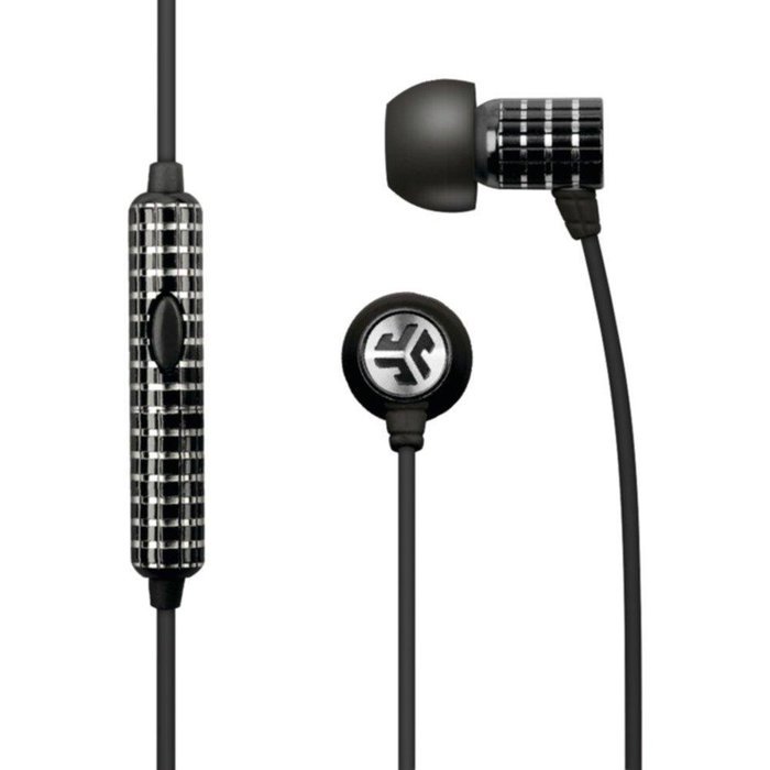 JLAB GLAM-BLK-BOX JBuds Glam Rockstar Earbuds with Microphone (Black Leather) consumer electronics