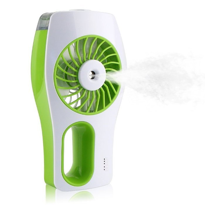 ETONG USB Misting Fan Portable Humidifier Fan Rechargeable Misting Fan Handheld Personal Cooling Mist Humidifier... N5