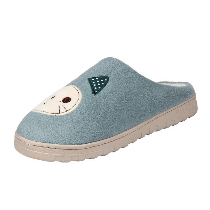 AutumnFall Women Soft Warm Indoor Candy Colors Cotton Slippers Home Anti-slip Shoes (40, Pink) N19