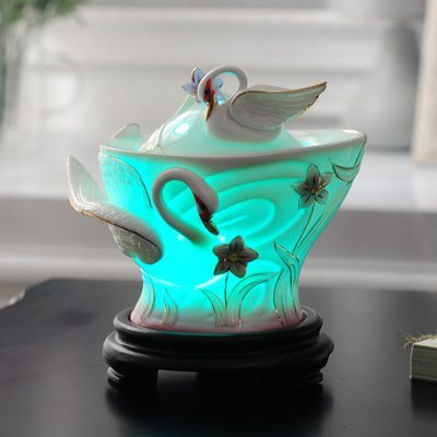 FEI&S Ceramic Flowing Water humidifier living room desk Creative gifts home decor ornamentsimage #19