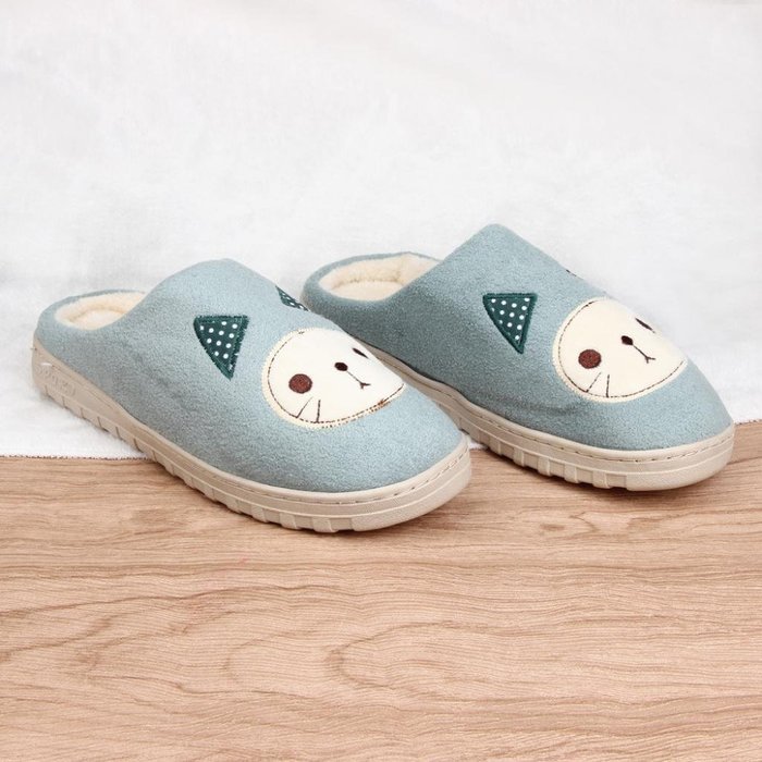 AutumnFall Women Soft Warm Indoor Candy Colors Cotton Slippers Home Anti-slip Shoes (40, Pink) N20