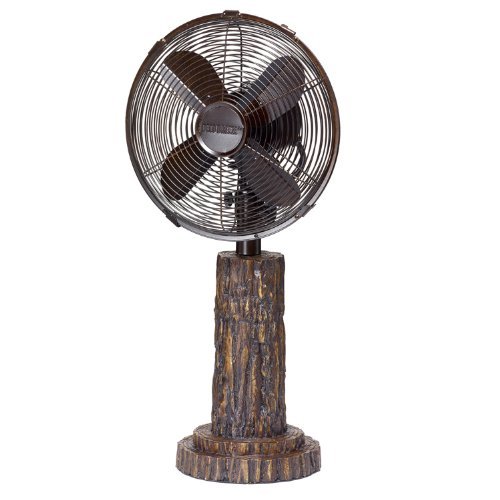 Deco Breeze DBF0610 Table Fan, Fir Bark, 10-Inch N2