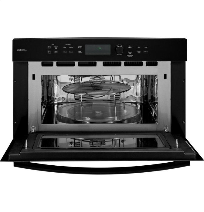 GE PSB9120DFBB Profile Advantium 30" Black Electric Single Wall Oven - Convection