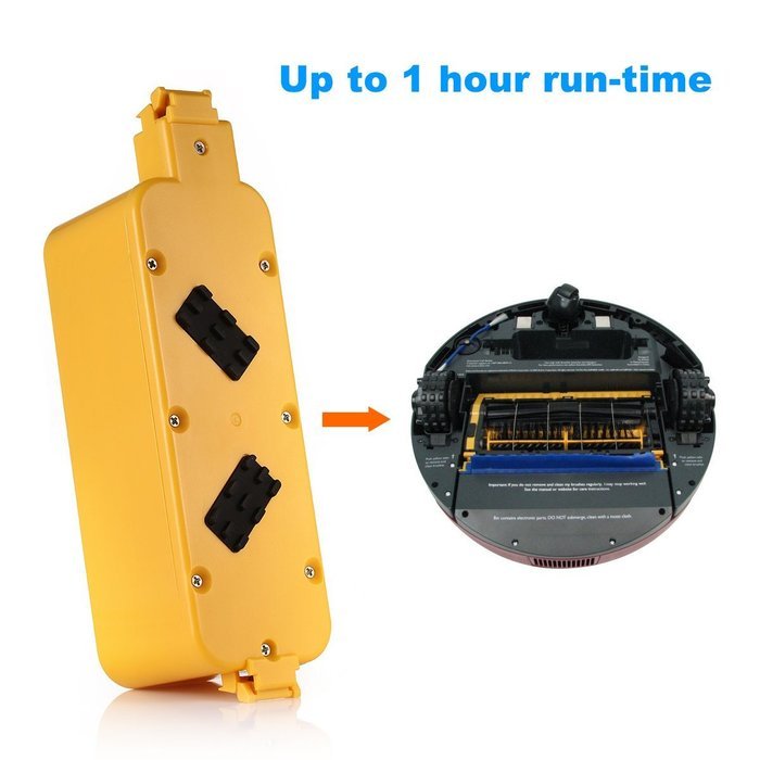 Powerextra Roomba 3.5Ah Battery for Irobot Roomba 400 405 410 415 416 418 4000 4100 4105 4110 4130 4150 4170 4188... N5
