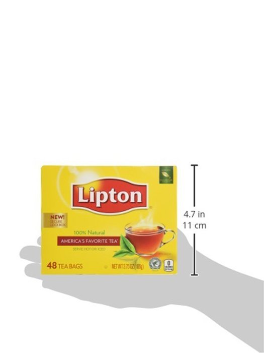 Lipton Black Tea Bags, America's Favorite Tea 50 ct N3