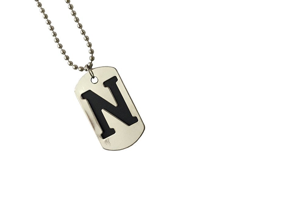 Storite Fashion "N"Locket/Nackless Metal Finish-Size 5X3Cm
