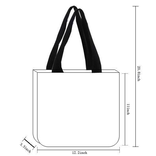 ARTSWOW Star Wars Millenium Falcon Cover Custom Eco Reusable Canvas Tote Bag Shopping Bags (2 Sides) N7