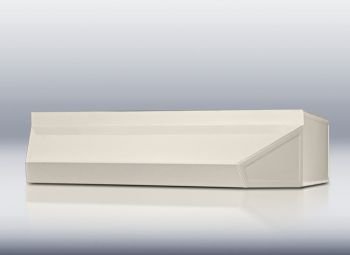24" Wide Shell Hood in Bisque