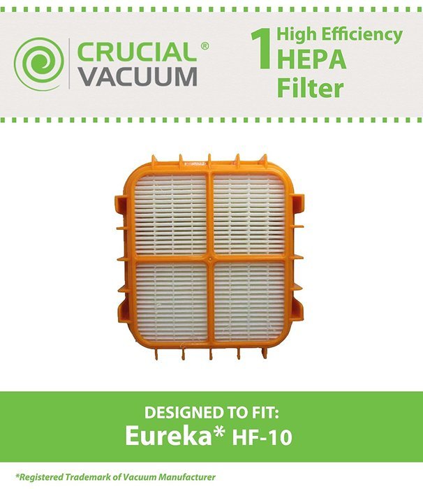 Eureka HF10 HEPA Filter Fits Eureka HF10, HF-10 Upright Vacuum Cleaner; Compare to Eureka part # 63347, Upright...