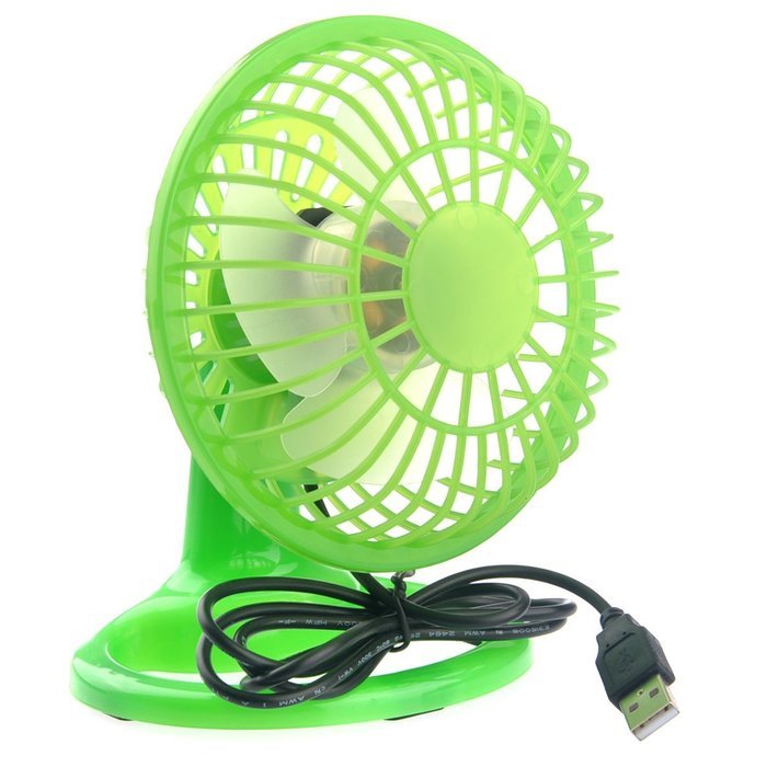 Bangcool Mini Fan Innovative Battery USB Power 360 Degree Adjustable Spin Mute Electric Fan for PC/Notebook/Laptop... N20