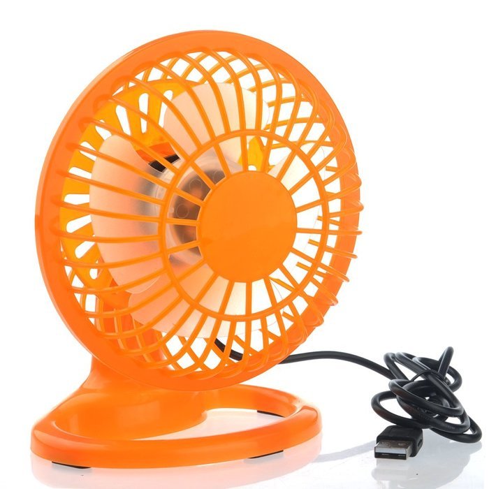 Bangcool Mini Fan Innovative Battery USB Power 360 Degree Adjustable Spin Mute Electric Fan for PC/Notebook/Laptop... N24