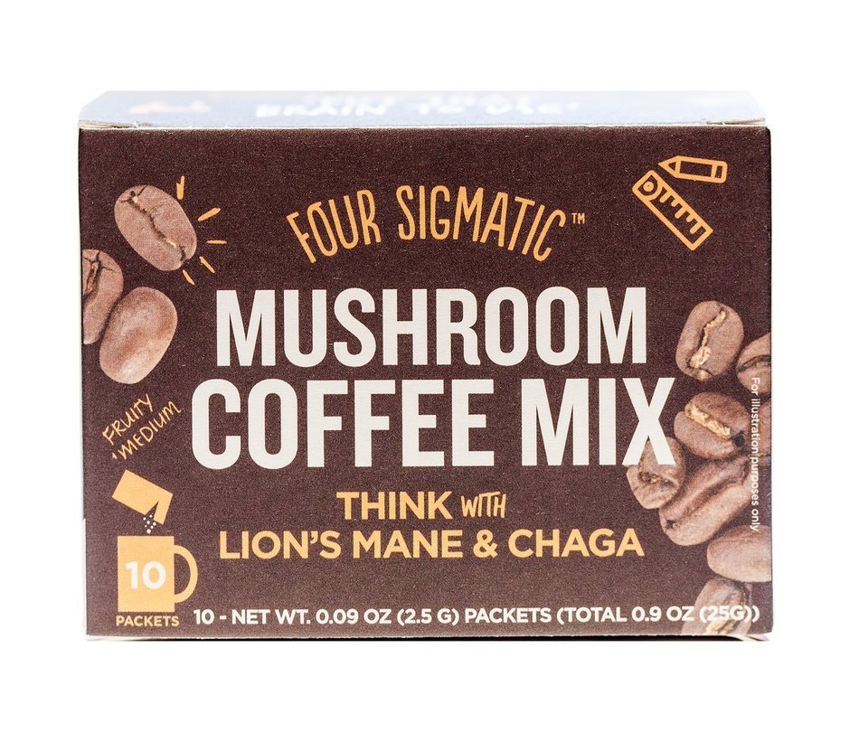 Four Sigma Foods Mushroom Coffee, 10 Count N14