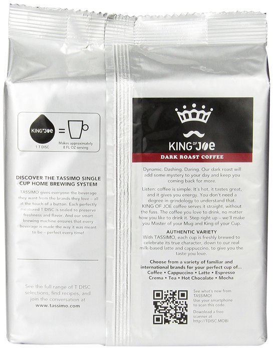 Tassimo King of Joe Dark Roast, 16-Count , 4.45 Oz N5