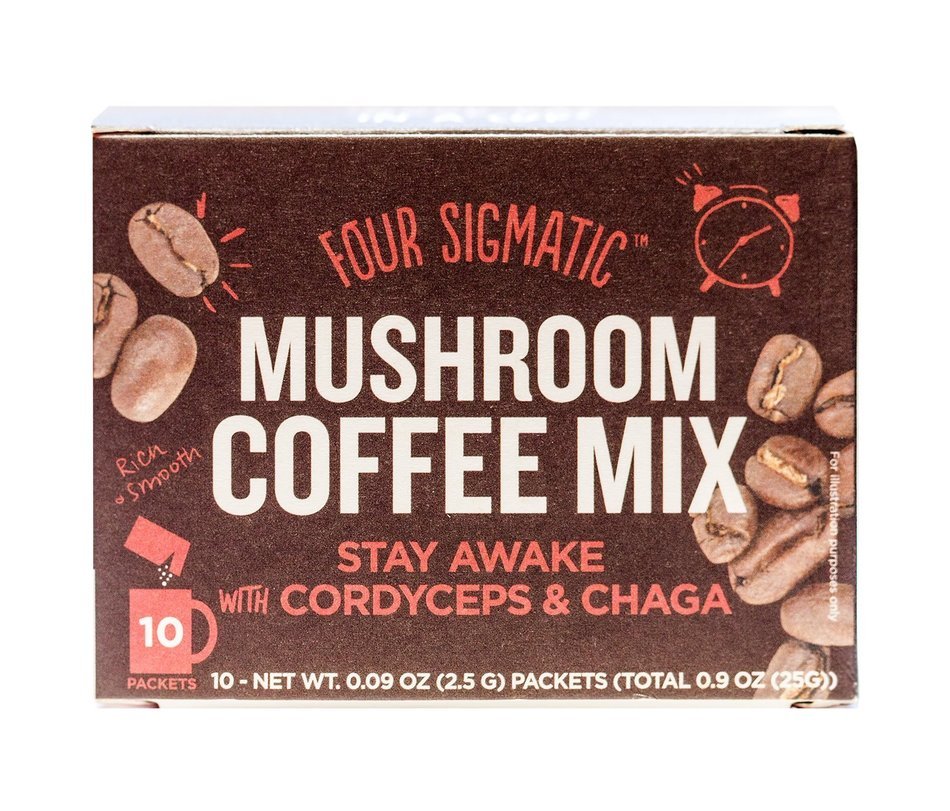 Four Sigma Foods Mushroom Coffee, 10 Count N17