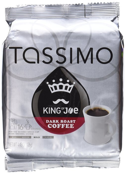 Tassimo King of Joe Dark Roast, 16-Count , 4.45 Oz N8