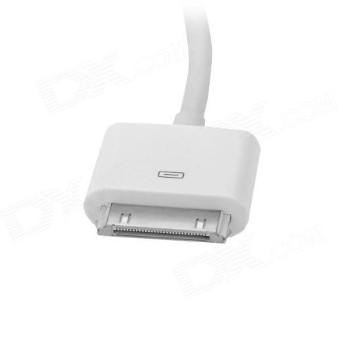 1080P 30 Pin Dock Male to HDMI Male Adapter Cable For iPhone Ipad Itouch- White N2