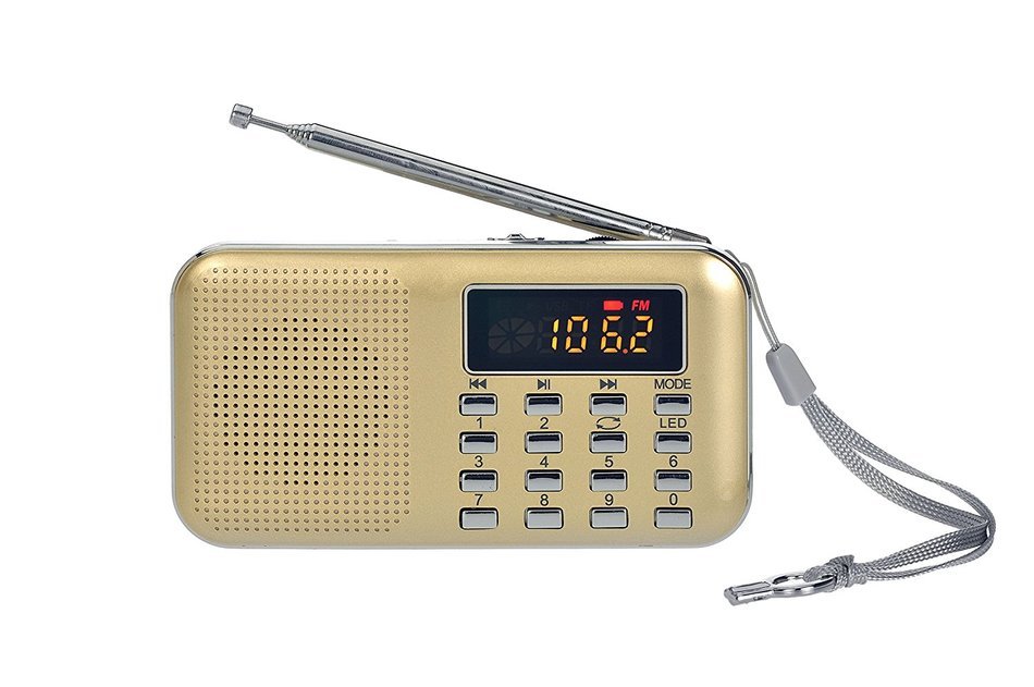 TimornTM Fashion Stereo Sound FM Radio Support TF Card / USB Disk with LED Screen Display Suitable for Mobile...
