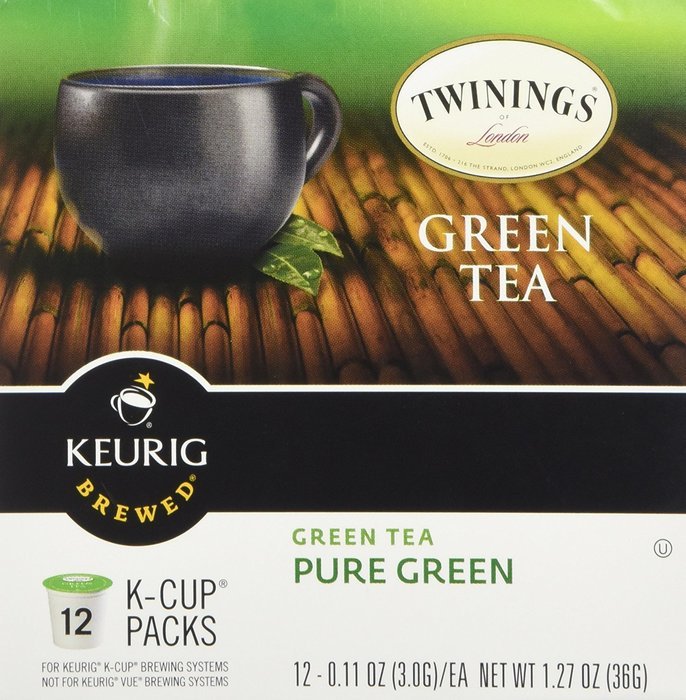 Twinings Green Tea, K-Cup for Keurig Brewers, 24-Count (Pack of 2) N5