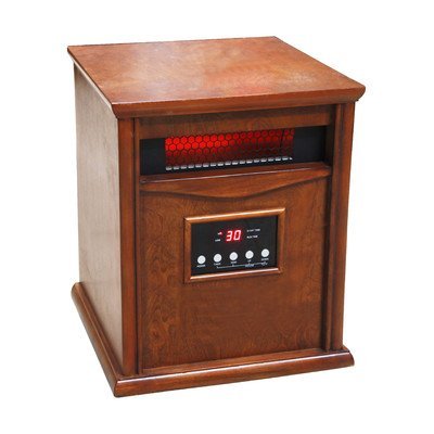 Electric Infrared Compact Heater Portable Indoor 1500 Watt 5200 BTU ...