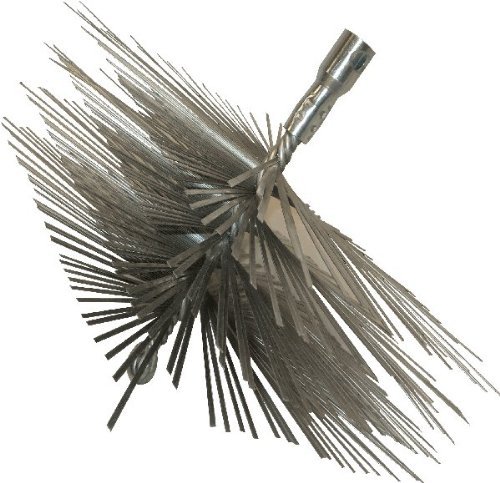Rutland MSFT-77 7 in. X 7 in. Square Master Sweep Flat Wire Brush Head With Tlc Torque Lock Connector