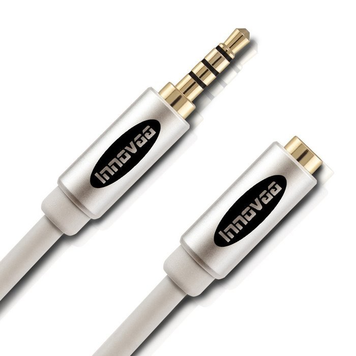 AUX Audio Cable, INNOVAA Universal Stereo Audio Male to Female 3.5mm AUX Cable - 15 Feet N8