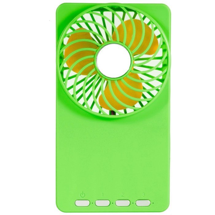 ELEGIANT Hand-held USB Rechargable 3 Speeds Portable Mini USB Summer Cooling Fan Personal Pocket Fan blue N14