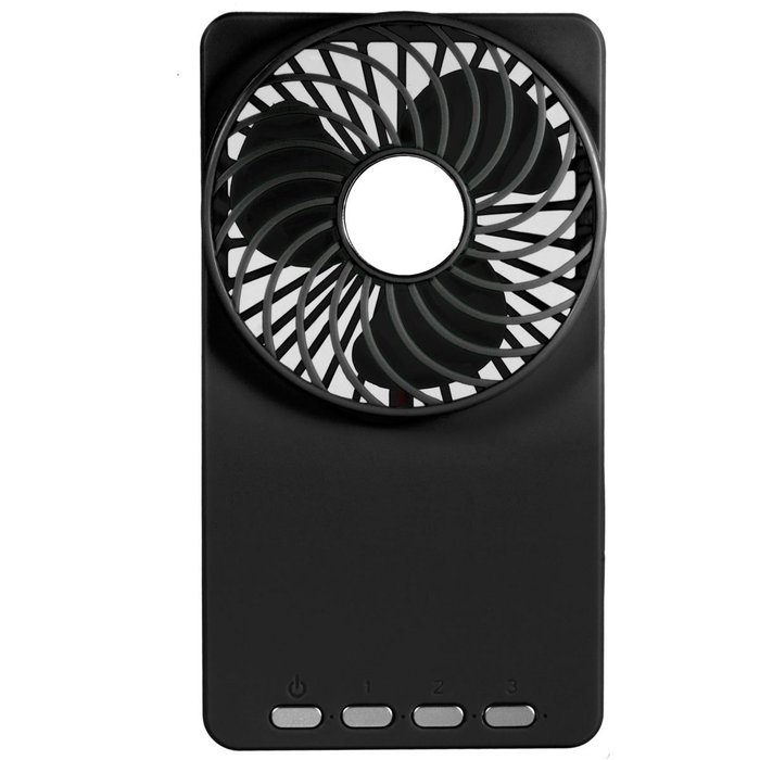 ELEGIANT Hand-held USB Rechargable 3 Speeds Portable Mini USB Summer Cooling Fan Personal Pocket Fan blue N15