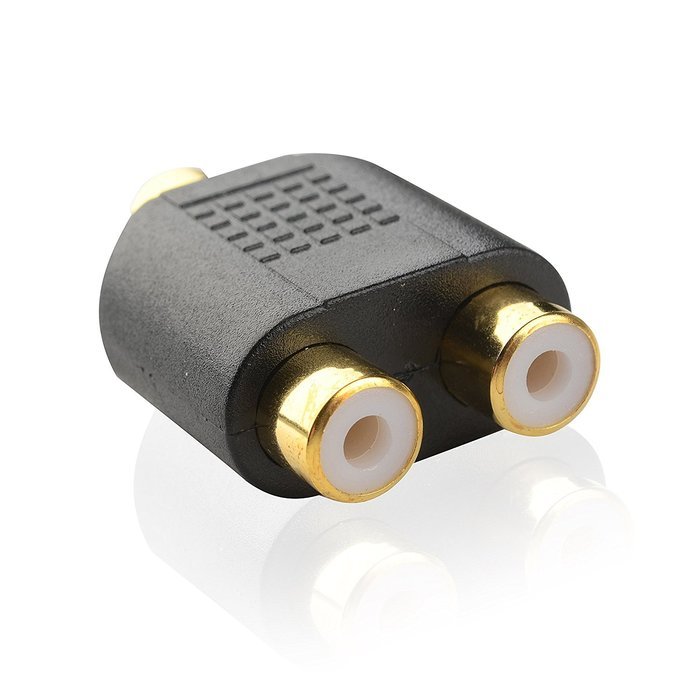 Cable Matters 5-Pack, Gold Plated 3-RCA Coupler N44