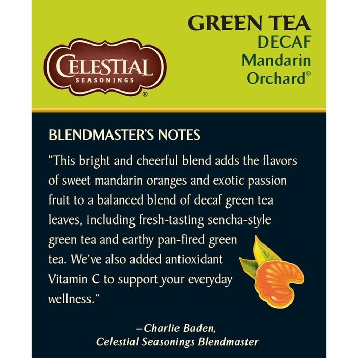 Celestial Seasonings Decaf Mint Green Tea, 20 Count (Pack of 6) N22