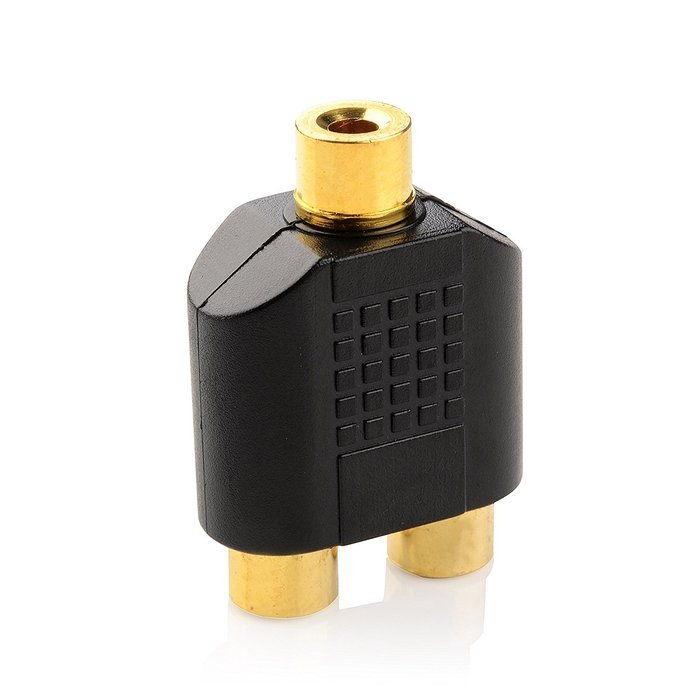 Cable Matters 5-Pack, Gold Plated 3-RCA Coupler N47