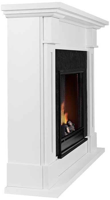 Real Flame Kipling Ventless Gel Fuel Fireplace White N8