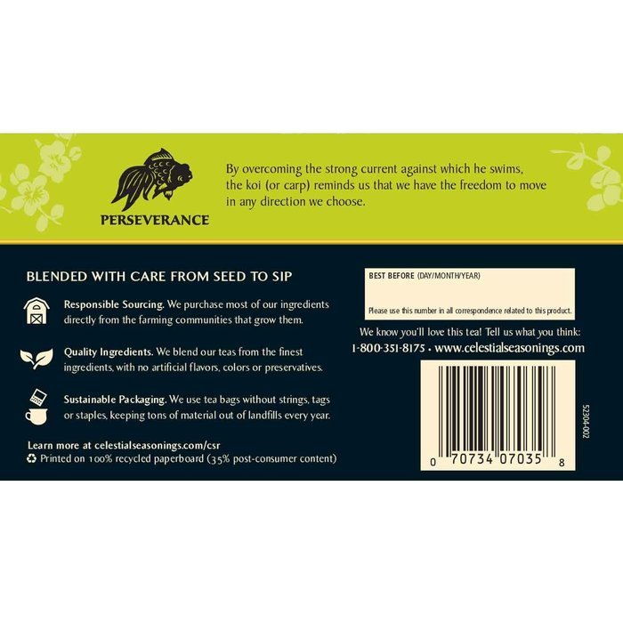 Celestial Seasonings Decaf Mint Green Tea, 20 Count (Pack of 6) N32