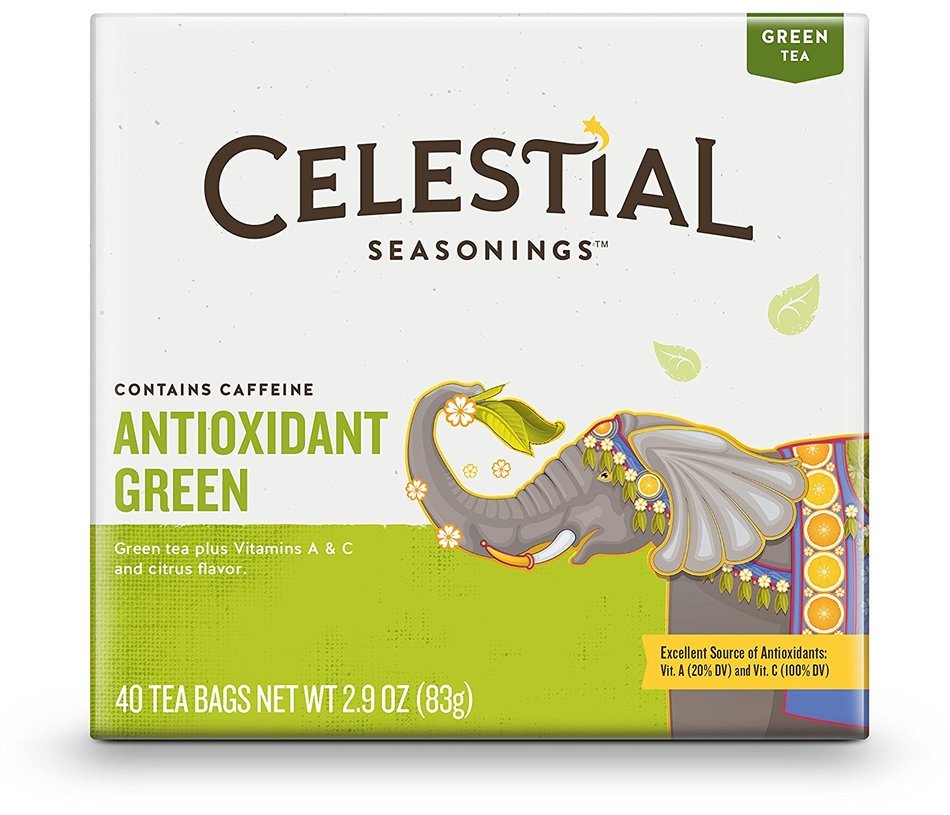 Celestial Seasonings Decaf Mint Green Tea, 20 Count (Pack of 6) N40