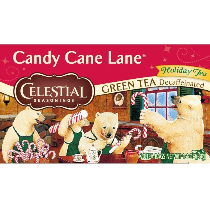 Celestial Seasonings Decaf Mint Green Tea, 20 Count (Pack of 6) N44
