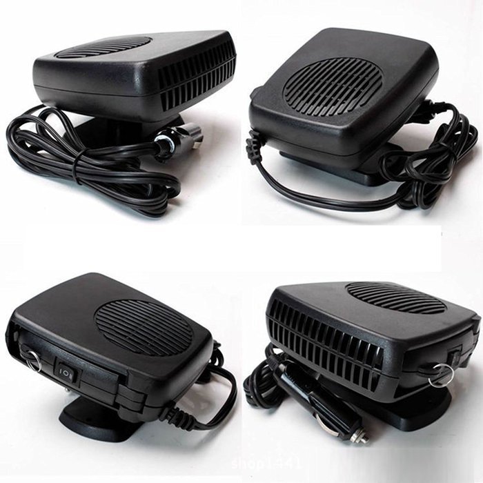 Vinmax 12V Car Portable Ceramic Heating Cooling Heater Fan Defroster Demister