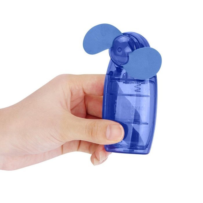 Yoyorule Mini Handheld Portable Fan Air Conditioning Conditioner Cooler Fan, Runs On Battery (Blue) N16