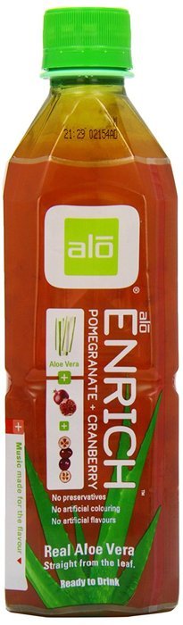 ALO Exposed Aloe Vera Juice Drink, Original + Honey, 16.9 Ounce (Pack of 12) N28