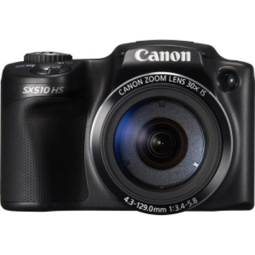 POWERSHOT SX510 HS BLK 12.1MP 30X OPT 3.0IN LCD