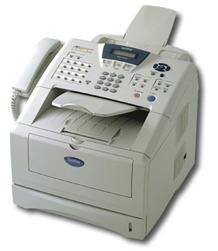 Brother - MFC-8220 Black-and-White All-In-One Printer - White