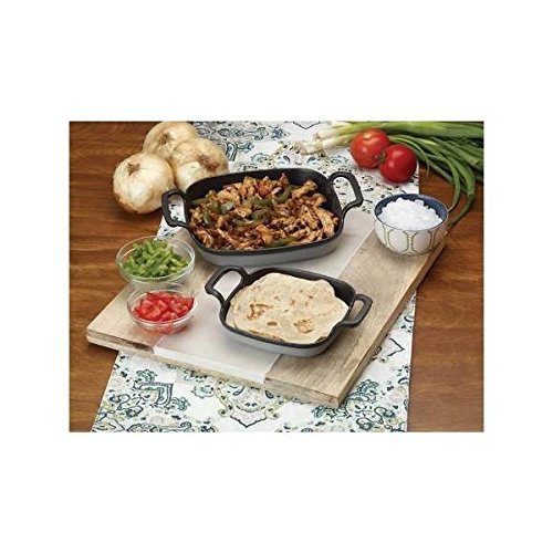 Weathered Grey 8.5" Baking Dish, Bayou Classic, 7771S, Enameled Cast Iron N2