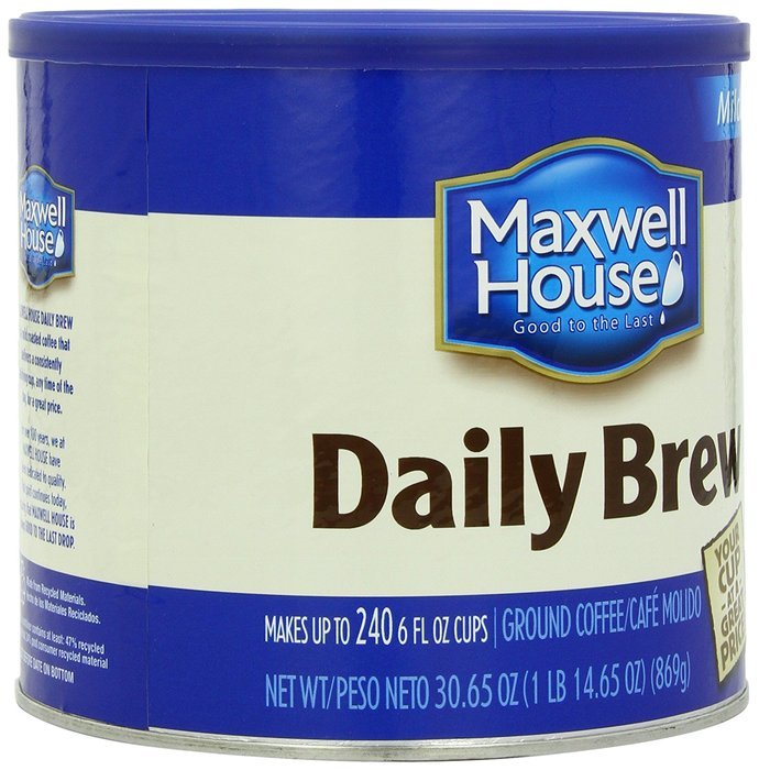 Maxwell House Ground Coffee Canister, Wake Up Roast, 30.65 Ounce N27