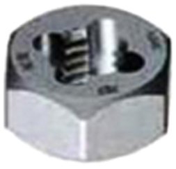 Gyros 92-96412 Carbon Steel Hex Rethreading Die, 1-12 TPI by Gyros
