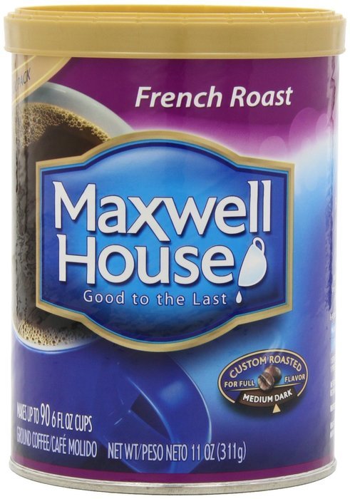 Maxwell House Ground Coffee Canister, Wake Up Roast, 30.65 Ounce N47
