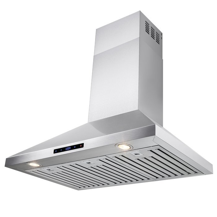 FIREBIRD 36" Powerful Stainless Steel Wall Mount Kitchen Cooking Fan Range Hood Touch Control Panel