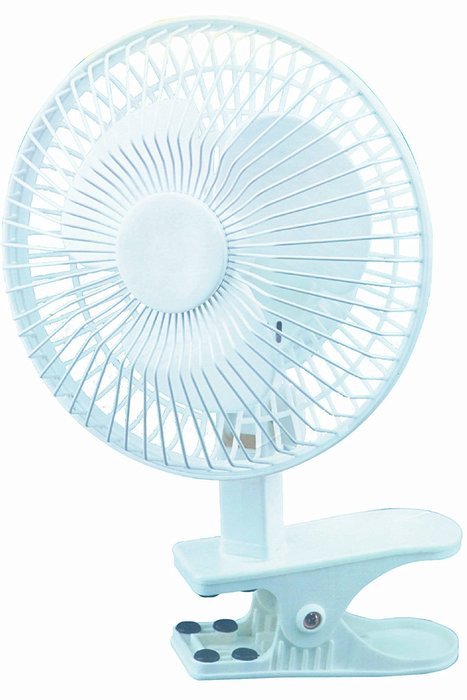 NEW WindStream 6 inch Desk Fan / Clip Fan combo, includes both bases. UL Listed N2