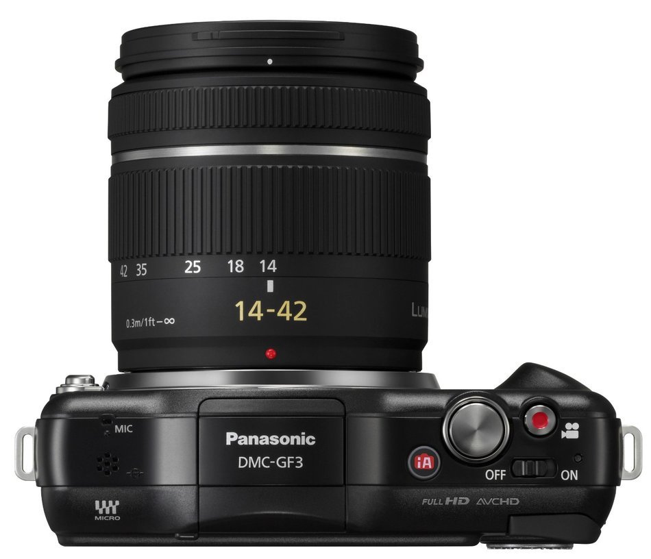 Panasonic Lumix DMC-GF3KW 12 MP Micro 4/3 Compact System Camera with 3-Inch Touch-Screen LCD and 14-42mm Zoom... N2