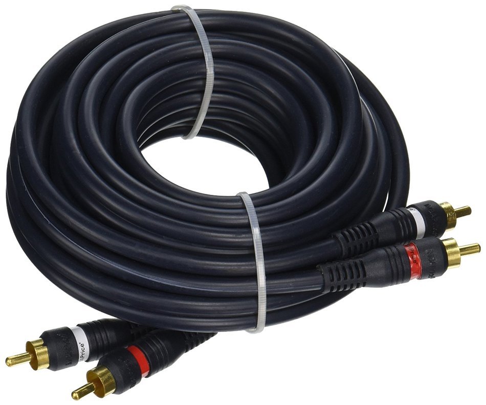 iMBAPrice&reg; PREMIUM 6-Feet Audio Stereo Cable 22AWG Gold Plated 2 RCA M/M Plug Cable 2 M N2