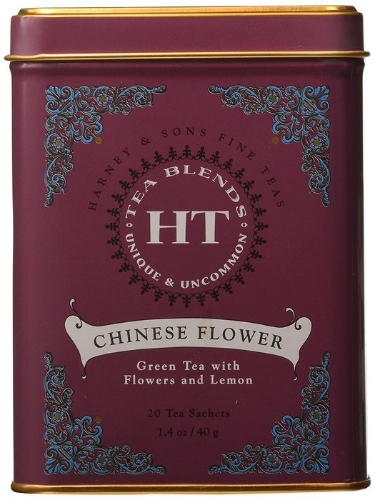 Harney and Sons Fine Teas, Green Tea coconut, 20 tea sachets 1.4 oz/ 40 grams N4
