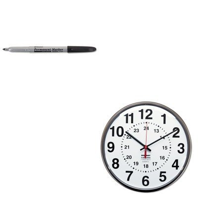 KITNSN0433408NSN3428199 - Value Kit - NIB - NISH 6645013428199 12/24 Hour Wall Clock (NSN3428199) and NIB - NISH...