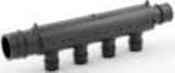 Uponor Wirsbo Q2247557 EP Flow-Through Multi-Port Tee Fitting - Plumbing, 3/4" x 3/4" (4 Outlets)